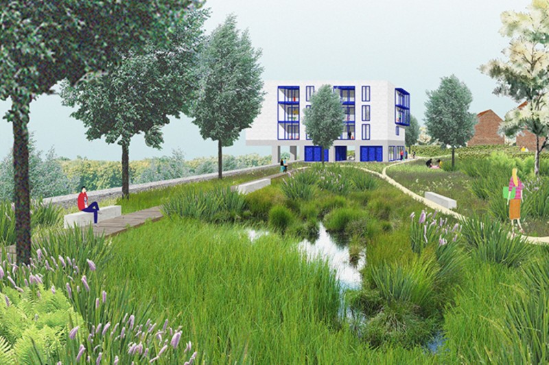 180215 Homborch Vue 3 Ledroit Pierret Polet Lpparchitectes Logements Cit Jardin Uccle